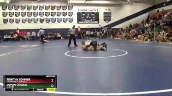 144 lbs Champ. Round 2 - Timothy Sommer, Garretsville Garfield vs Devon Orsulic, Lakeside