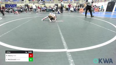 67 lbs Consolation - Parker Henry, Raw Wrestling Club vs Judge McDonald, American Killer Bees Edmond