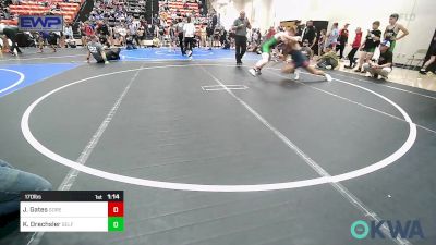 170 lbs Semifinal - Jaydan A Gates, Gore Pirates Youth Wrestling vs Kaidon Drechsler, Self