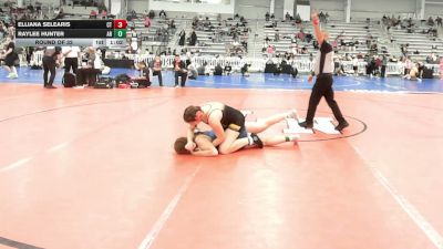 126 lbs Round Of 32 - Elliana Selearis, CT vs Raylee Hunter, AR