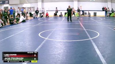 125 lbs Champ. Round 1 - Lars Cooper, Olympia vs Jacob Strausbaugh, All American Training Center