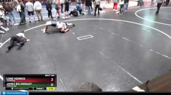 220 lbs Champ. Round 2 - Lane Hedrick, Chiawana vs James Billingsley, Timberlake