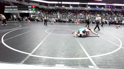 132 lbs Quarterfinal - Reagan Doyle, Cowboy WC vs Kaylynn Lewis, King Select Wr Ac