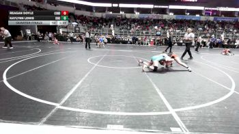 132 lbs Quarterfinal - Reagan Doyle, Cowboy WC vs Kaylynn Lewis, King Select Wr Ac