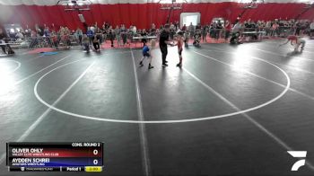 67 lbs Cons. Round 2 - Oliver Ohly, Valley Elite Wrestling Club vs Aydden Schrei, Aviators Wrestling