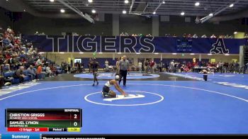 160 lbs Semifinal - Samuel Lynon, Enterprise HS vs Christion Griggs, McAdory High School