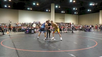 72 kg Quarters - Benjamin Peak, Combat W.C. School Of Wrestling vs Clay Radenz, Bison Wrestling Club