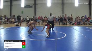 130 lbs Quarterfinal - Nickolas Graydon, Team Aggression vs Daniel Reza, Bakersfield