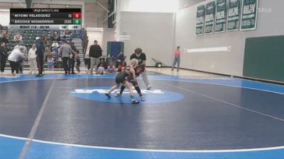52/56 Round 2 - Niyomi Velasquez, Eagles Nest vs Brooke Wisniewski, Little Huskies