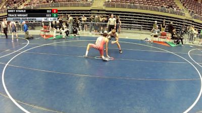 132 lbs Semis - Brey Stahle, Idaho Gold vs Trace Wright, Kanab Cowboys