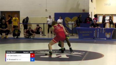 60 lbs Cons. Round 1 - Peter Del Gallo, South Side Wrestling Club vs Samuel Braswell Iv, Cougar Wrestling Club