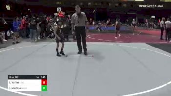 53 lbs Quarterfinal - Suri Yoffee, Legends Of Gold vs Johnnatan Martinez, Roughriders