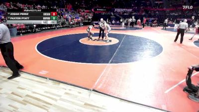 1A 113 lbs Cons. Round 3 - Owen Petersen, Coal City vs Brandon White, Dakota