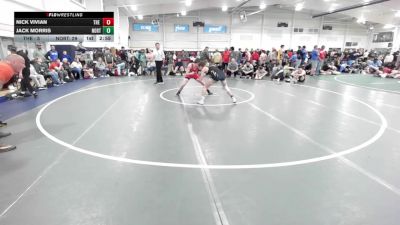 139 lbs Round Robin 1 - Nick Vivian, The Asylum White-HS vs Jack Morris, Northern Elite-HS