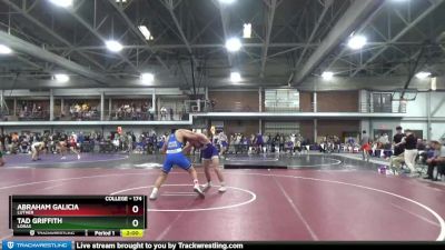 174 lbs Cons. Round 3 - Tad Griffith, Loras vs Abraham Galicia, Luther
