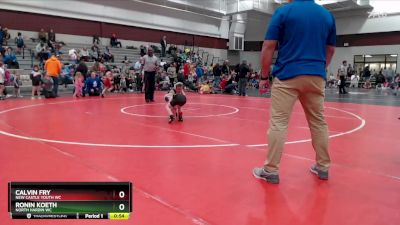 42-46 lbs Cons. Semi - Calvin Fry, New Castle Youth WC vs Ronin Koeth, North Hardin WC