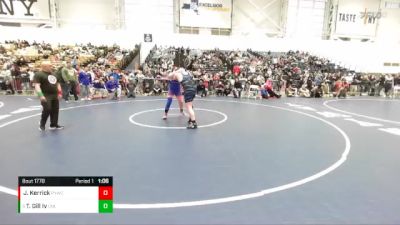 210 lbs Quarterfinal - Thomas Gill Iv, Club Not Listed vs Jared Kerrick, Penn Yan Wrestling Club