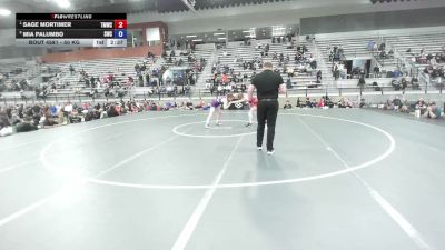 50 kg Semis - Sage Mortimer, Titan Mercury Wrestling Club (TMWC) vs Mia Palumbo, Statesmen Wrestling Club