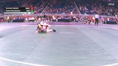 D4-132 lbs Cons. Round 3 - Evan Stachewicz, Gwinn vs Blayne Crance, Union City