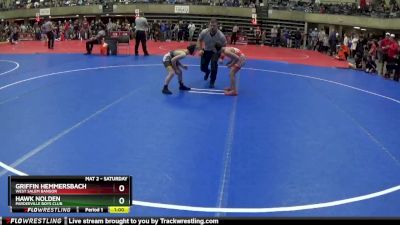 Round 1 - Hawk Nolden, Pardeeville Boys Club vs Griffin Hemmersbach, West Salem Bangor