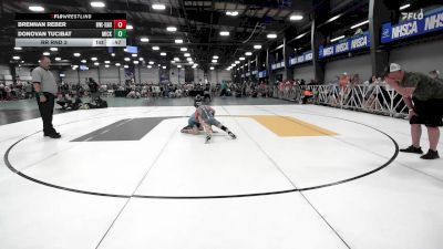 90 lbs Rr Rnd 3 - Brennan Reber, Buffalo Valley Wrestling Club EL Blue vs Donovan Tucibat, Micky's Minions White