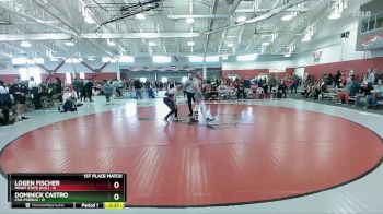 125 lbs Finals (2 Team) - Logen Fischer, Minot State (N.D.) vs Dominick Castro, CSU-Pueblo