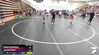 138 lbs Cons. Round 3 - Izayah Olejniczak, IL vs Xander Burke, IL