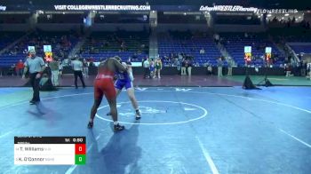 285 lbs Consolation - Tyrek Williams, New Bedford vs Kyle O'Connor, Nashua South