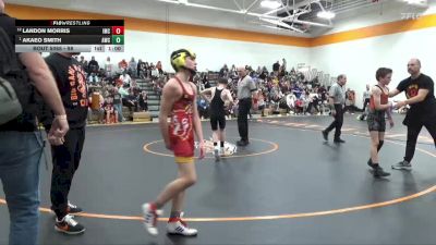 98 lbs Cons. Round 3 - Landon Morris, Indee Mat Club vs Akaeo Smith, Anamosa Wrestling Club