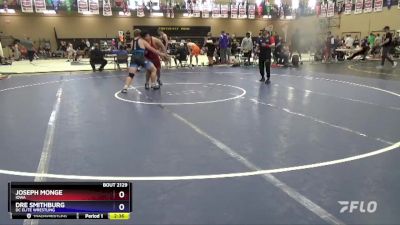 215 lbs Cons. Semi - Joseph Monge, Iowa vs Dre Smithburg, DC Elite Wrestling