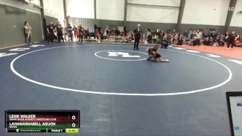 53 lbs Quarterfinal - Lexie Walker, White River Hornets Wrestling Club vs LayaniAnnabell Aguon, NWWC