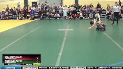 60 lbs Cons. Round 2 - Tyler Weinmann, Blaine Wrestling vs Brix Routhieaux, Luxemburg-Casco