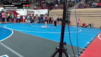 110 lbs Cons. Round 3 - Ezmeralda Lewis, East Noble vs Katelyn Perry, Southport Wrestling Club