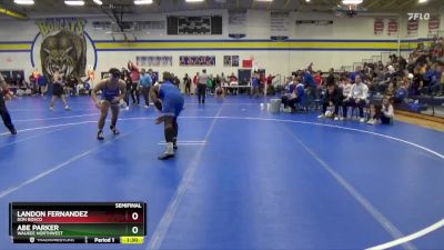 190 lbs Semifinal - Landon Fernandez, Don Bosco vs Abe Parker, Waukee Northwest