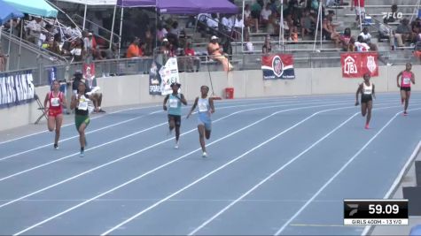 Youth Girls' 400m Championship, Semi-Finals 6 - Age 13
