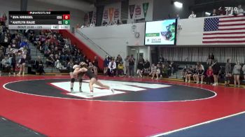125 lbs Quarterfinal - Kaitlyn Raue, Iowa City Liberty vs Eva Kriegel, Iowa Valley, Marengo