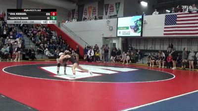 125 lbs Quarterfinal - Kaitlyn Raue, Iowa City Liberty vs Eva Kriegel, Iowa Valley, Marengo