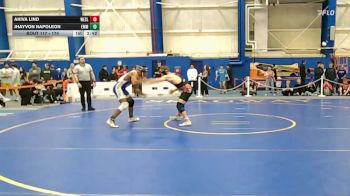 174 lbs Cons. Round 2 - Jhayvon Napoleon, Emmanuel College vs Akiva Lind, Wesleyan (ct)