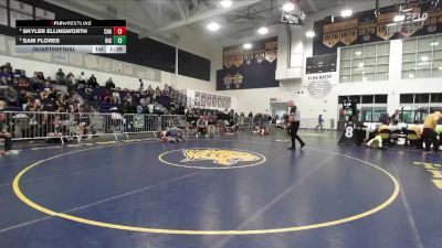 125 lbs Quarterfinal - Sam Flores, Righetti vs Skyler Ellingworth, Chaparral