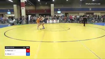 53 kg Consi Of 16 #1 - Alexis Pehrson, The Best Wrestler vs Kylie Wood, Rockwall High School Wrestling