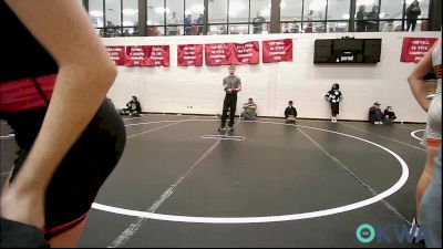 100 lbs Quarterfinal - Parker Payne, Weatherford Youth Wrestling vs Ashlynn Clark, Team Nomad