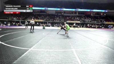 141 lbs Round Of 16 - Emanuel Palacios, Ottawa University - Arizona vs Ethan Sellers, Life