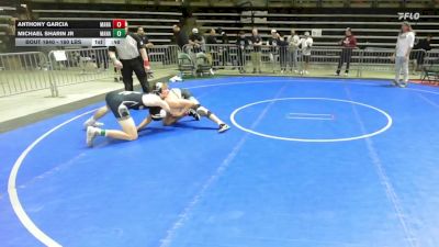 160 lbs 3rd Place - Anthony Garcia, Manasquan vs Michael Sharin Jr, Manasquan