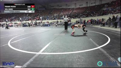 58 lbs Consolation - Frank Petro, Cowboy Wrestling Club vs Kol Burd, Weatherford Youth Wrestling