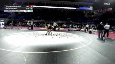 113 lbs 3rd Place Match - Ezekiel Hernandez, Oakdale vs Titus Khamjoi, St. Mary`s