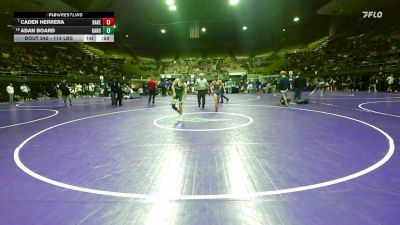 113 lbs Round Of 16 - Caden Herrera, Bakersfield vs Adan Board, Garces