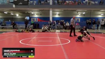 55 lbs Round 5 (6 Team) - Bryce Villers, Medina Highland vs Amare Muhammad, Oregon Clay