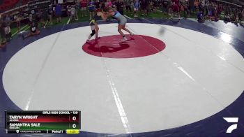 130 lbs Cons. Round 2 - Taryn Wright, Alaska vs Samantha Sale, Oregon