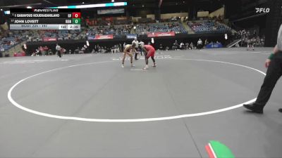 197 lbs Champ. Round 2 - 1 Garavous Kouekabakilaho, Grand View vs John Lovett, Reinhardt