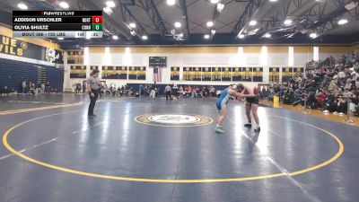 155 lbs Consy 4 - Addison Urschler, North Allegheny vs Olivia Shultz, Connellsville
